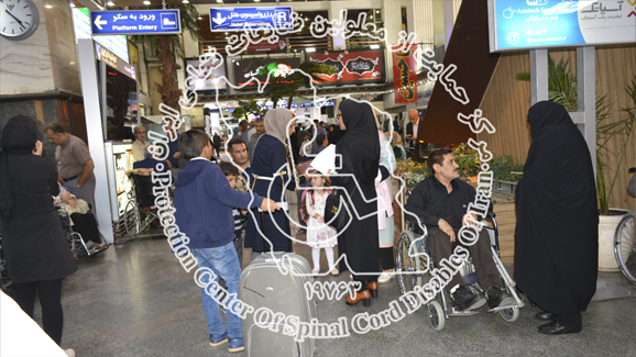 اعزام مددجویان مرکز حمایتی به سفر زیارتی مشهد مقدس مهر ماه سال 96- راه آهن تهران